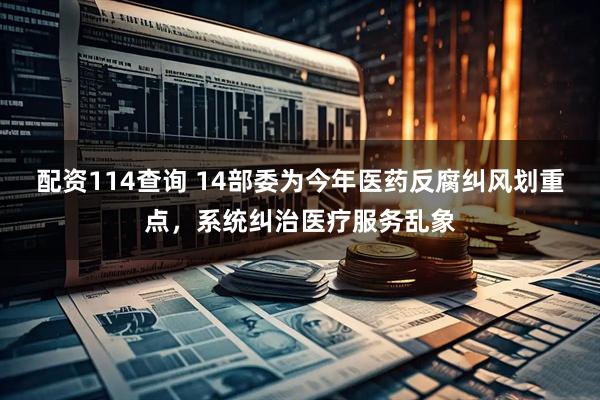 配资114查询 14部委为今年医药反腐纠风划重点，系统纠治医疗服务乱象