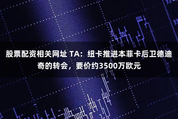 股票配资相关网址 TA：纽卡推进本菲卡后卫德迪奇的转会，要价约3500万欧元